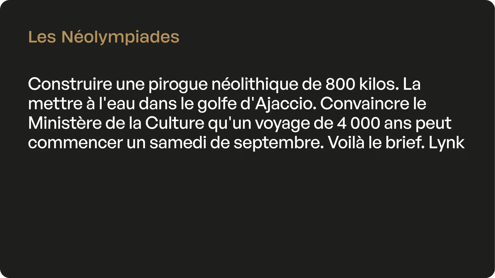 Les Néolympiades — étude de cas — slide 2